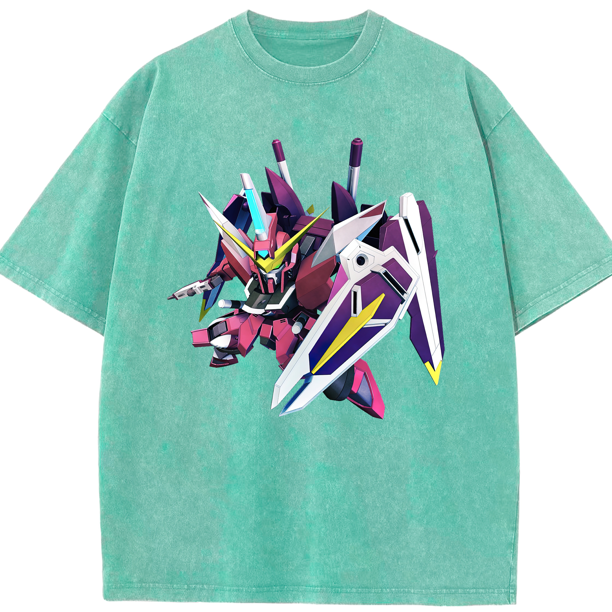 （画像用） 機動戦士ガンダム Mobile Suit Gundam 綿100% ヴィンテージ風 半袖Tシャツ（フロントプリント）